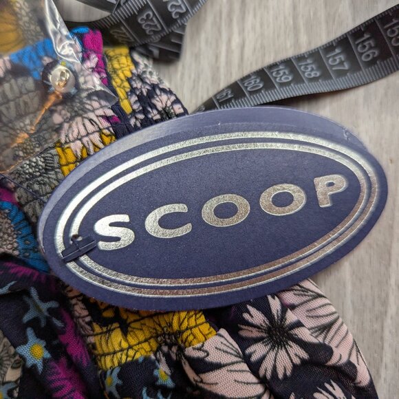 NWT Scoop Ruffled Colorful Floral Print Long Sleeve Blouse Size XL - Picture 7 of 16